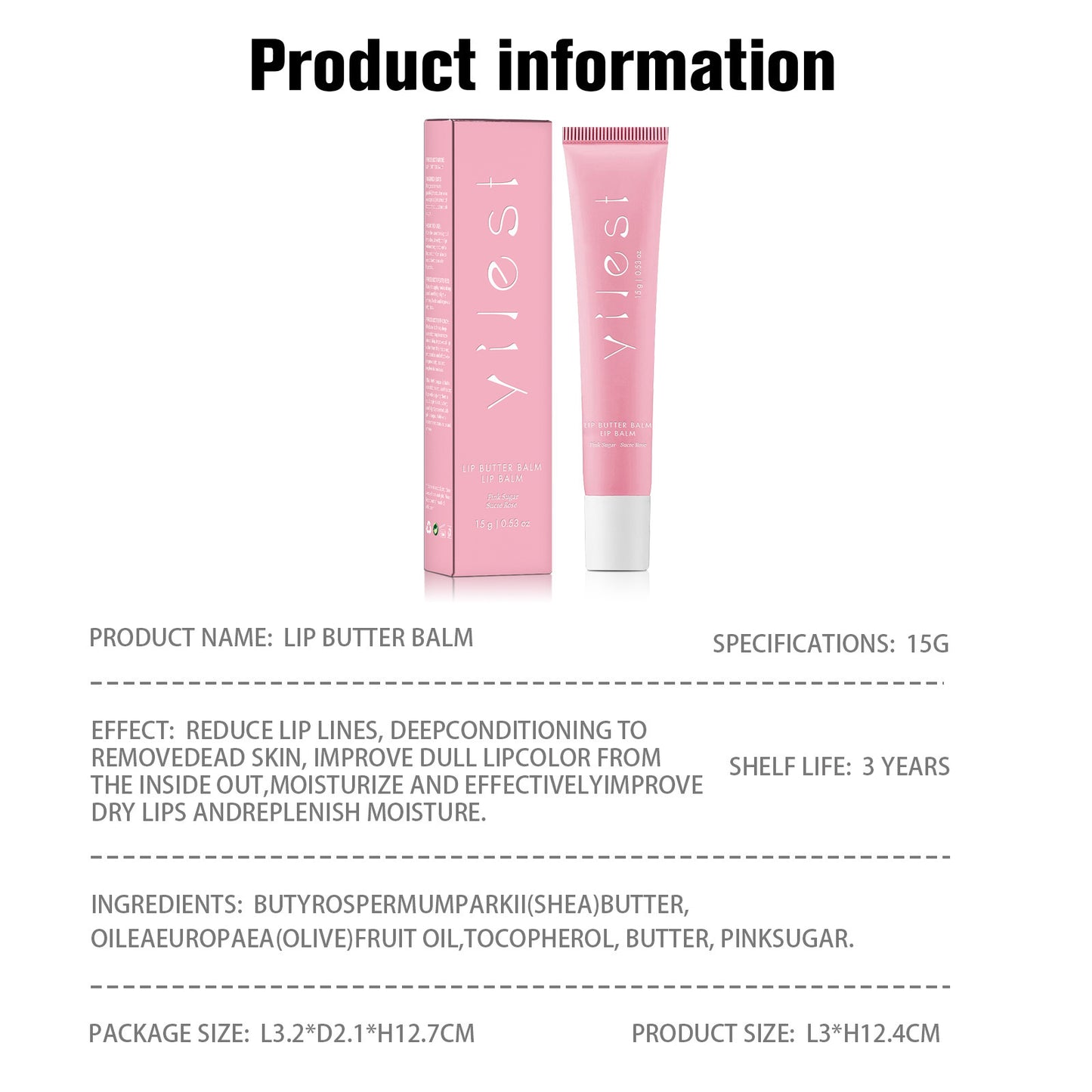 Lip Balm Hydrating Moisturizing And Anti-chapping Colorless