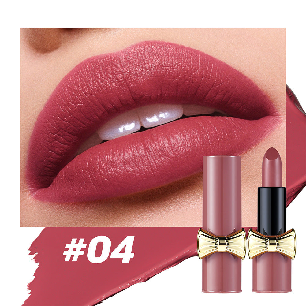 Bow Lipstick Matte Velvet Lasting