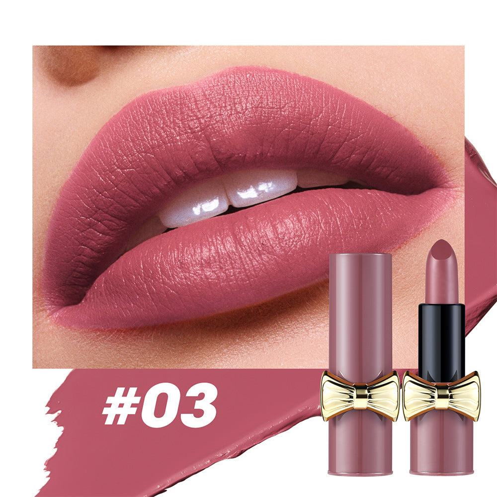 Bow Lipstick Matte Velvet Lasting